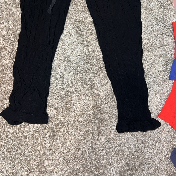 Aritzia Wilfred Marais Black Silk Trim Drawstring Pant size Large - Picture 12 of 16